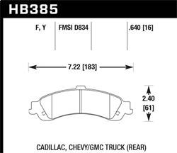 Hawk Performance - LTS Disc Brake Pad - Hawk Performance HB385Y.640 - Image 1