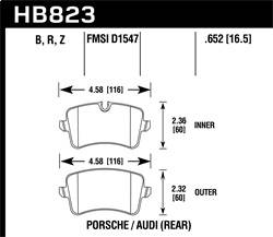 Hawk Performance - Street Race Disc Brake Pad - Hawk Performance HB823R.652 - Image 1