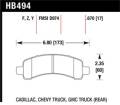 Disc Brake Pad - Hawk Performance HB494F.670