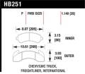 Disc Brake Pad - Hawk Performance HB251P1.14