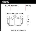 Disc Brake Pad - Hawk Performance HB502N.606