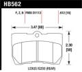 Disc Brake Pad - Hawk Performance HB562N.612