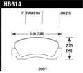 Disc Brake Pad - Hawk Performance HB614F.600