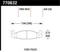 Premium OES Disc Brake Pads - Hawk Performance 770632