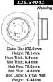 Premium High-Carbon Rotor - StopTech 125.34041