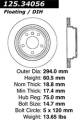 Premium High-Carbon Rotor - StopTech 125.34056