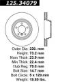 Premium High-Carbon Rotor - StopTech 125.34079