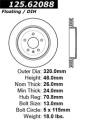 Premium High-Carbon Rotor - StopTech 125.62088