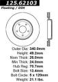 Premium High-Carbon Rotor - StopTech 125.62103