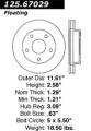 Premium High-Carbon Rotor - StopTech 125.67029