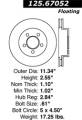 Premium High-Carbon Rotor - StopTech 125.67052