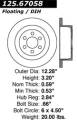 Premium High-Carbon Rotor - StopTech 125.67058