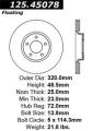 Premium High-Carbon Rotor - StopTech 125.45078