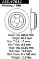Premium High-Carbon Rotor - StopTech 125.47011