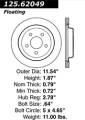 Premium High-Carbon Rotor - StopTech 125.62049