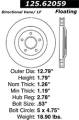 Premium High-Carbon Rotor - StopTech 125.62059