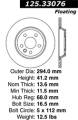 Premium High-Carbon Rotor - StopTech 125.33076