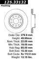 Premium High-Carbon Rotor - StopTech 125.33132