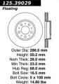 Premium High-Carbon Rotor - StopTech 125.39029