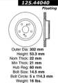 Premium High-Carbon Rotor - StopTech 125.44040