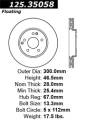Premium High-Carbon Rotor - StopTech 125.35058