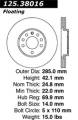 Premium High-Carbon Rotor - StopTech 125.38016