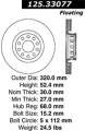 Premium High-Carbon Rotor - StopTech 125.33077