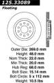 Premium High-Carbon Rotor - StopTech 125.33089