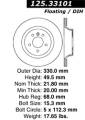 Premium High-Carbon Rotor - StopTech 125.33101