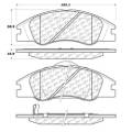 Disc Brake Pad - StopTech 106.10740