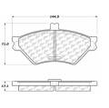 Disc Brake Pad - StopTech 105.06780