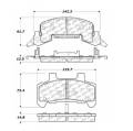 Disc Brake Pad - StopTech 105.02890