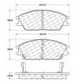 Disc Brake Pad - StopTech 105.04400