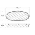 Disc Brake Pad - StopTech 105.05250