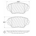 Disc Brake Pad - StopTech 105.08620