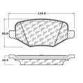 Disc Brake Pad - StopTech 105.13770