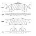 Disc Brake Pad - StopTech 104.09340