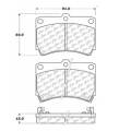 Disc Brake Pad - StopTech 105.04660