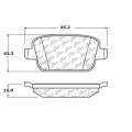 Disc Brake Pad - StopTech 105.13140
