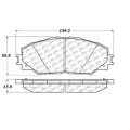 Disc Brake Pad - StopTech 105.12100