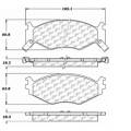 Disc Brake Pad - StopTech 104.05220