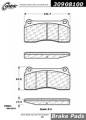 StopTech Sport Brake Pads - StopTech 309.08100