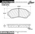 StopTech Sport Brake Pads - StopTech 309.07980