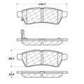 Disc Brake Pad - StopTech 105.11000