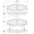 Disc Brake Pad - StopTech 105.07500