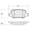 Disc Brake Pad - StopTech 104.13580