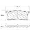 Disc Brake Pad - StopTech 105.04000