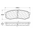 Disc Brake Pad - StopTech 105.06060