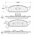 Disc Brake Pad - StopTech 105.06500