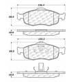 Disc Brake Pad - StopTech 105.06480